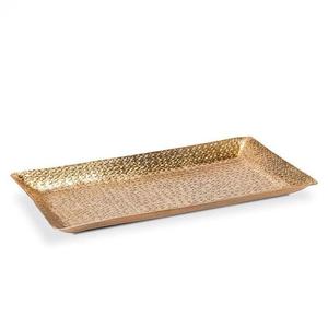 Plateau en acier inoxydable de haute qualité, résistant à la chaleur et à la corrosion, plateau de service en métal pour en-cas - Product Image 2