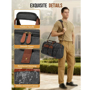 Sac de voyage au design léger avec sangle réglable et grand espace, parfait pour les vêtements, les chaussures et les voyages. - Product Image 5