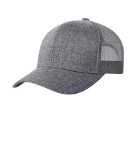 Casquette de baseball unisexe 6 panneaux brodée unie imperméable perforée au laser 100 % polyester réglable – Grande Vente