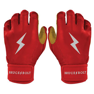 Gants de frappe à manchette courte de la série originale, design léger rouge, pour utilisation en intérieur et en extérieur, fournisseur de gants de sport BRUCE BOLT - Product Image 1