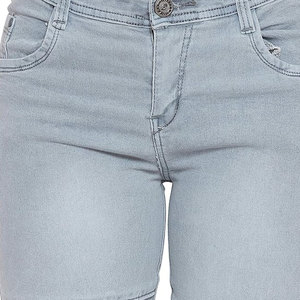 Nouveau style – Jean décontracté d'hiver pour femme, idéal pour l'extérieur, qualité supérieure, délavage foncé uni, 100 % coton, à prix abordable - Product Image 6