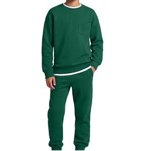 Nouveauté : Ensemble de survêtement de qualité supérieure, couleur bleue personnalisée, pantalon et sweat-shirt pour garçons, respirant - Product Image 5
