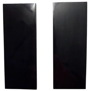 Ensemble de plaques en corne de buffle noire authentique, fabriquées à la main, 5"2"0.25", pour la fabrication de manches de couteau en corne, et de lames vierges pour couteaux DIY - Product Image 1