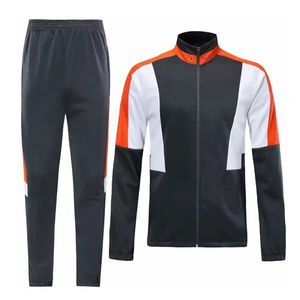Nouveaux ensembles de survêtements coupe-vent pour hommes avec logo personnalisé, respirants, pour le sport en extérieur, couleurs contrastées, techniques - Product Image 6