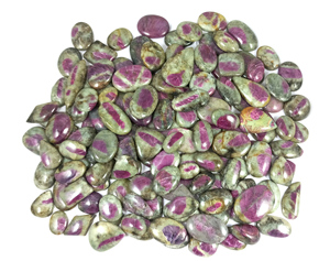 Wholesale Price Natural <b>Ruby</b> In Quartz Loose Cabochon Oval Cut Quartz Jewelry Making Unique Quality Healing - Product Image 1