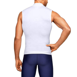 Comfortable Sleeveless <b>Compression</b> Shirt For Men Moisture Wicking Quick Dry Fitness Workout Training - Product Image 2