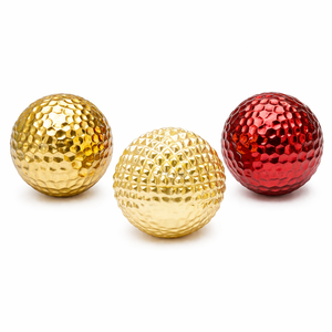 Adorno Navideño Decorativo de Cristal al por Mayor |   Bola Decorativa Impresa para Colgar en el Árbol |   Decoración Festiva para el Hogar |   Regalo - Product Image 1