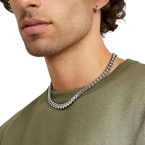 Sweat-shirt à col rond personnalisé pour homme, tissu en molleton épais haute densité, uni, manches longues, doux, épais, chaud - Product Image 4