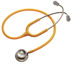 Stéthoscope de conception acoustique en acier inoxydable à double tête série Spirit Deluxe pour adultes, 99% de précision certifié ISO CE - Product Image 1