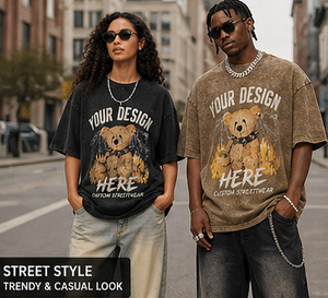 T-shirt graphique vintage délavé à l'acide, coupe oversize et épaules tombantes, style boxy, impression de logo personnalisée, streetwear épais, vente en gros - Product Image 1
