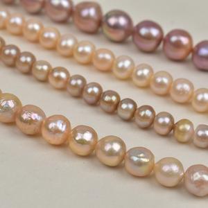 ลูกปัดอะโวคาโดสีม่วงธรรมชาติทรงบาร็อคเกือบกลม สำหรับทำสร้อยคอ DIY แบบกึ่งสำเร็จรูป สำหรับงานสร้างสรรค์แบบกำหนดเอง - Product Image 4