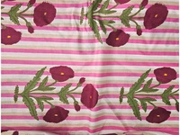 Tissu imprimé numérique floral lavable 100 % coton de qualité supérieure pour la vente en gros