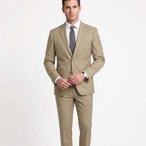 Tela de sarga de poliviscosa elástica Cloth Zones Duke, tejido ligero de 130 g/m², transpirable, de secado rápido, resistente a las arrugas, para blazer y traje - Product Image 1