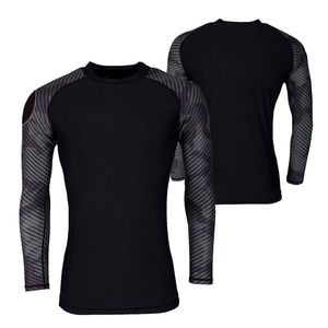<b>Men</b> <b>Compression</b> <b>Shirt</b> Long Sleeve Athletic Performance Base Layer with Stretch Fabric Moisture Wicking Breathable Design - Product Image 1