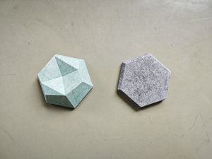 Deco âm thanh <span class=keywords><strong>3D</strong></span> hình lục giác Pet Acoustic tường bảng cách âm trang trí cảm thấy Hội Đồng Quản Trị - Product Image 6