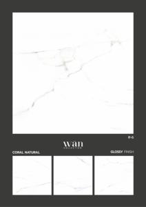 กระเบื้องพอร์ซเลนผิวมันเงา ขนาด 600x600 มม. 60x60 ซม. 24x24 นิ้ว  ผิวเซรามิกขัดเงา ทนทาน เหมาะสำหรับปูพื้นและบุผนังภายใน คุณภาพพรีเมียม - Product Image 4