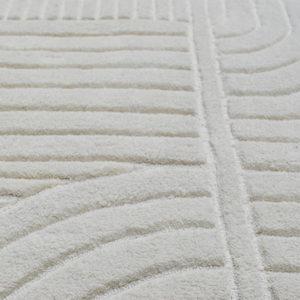 Tapis de luxe moderne à motifs botaniques, tissé à la main en laine, inspiré de la nature, pour la décoration du salon et de la chambre. - Product Image 2