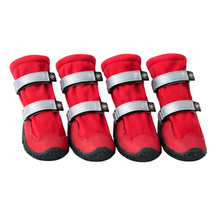 Bottes imperméables pour chien Flex Shell avec semelle antidérapante, protection des pattes pour la pluie, la neige et les terrains accidentés, pour chiens de petite, moyenne et grande taille - Product Image 4