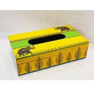 Organizador de Utensilios de Cocina Rectangular de MDF Impreso, Multifuncional, Hecho a Mano, No Plegable, Porta Cubiertos - Product Image 1