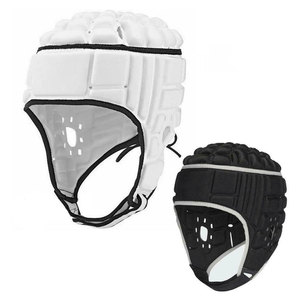 Casque de protection de sécurité pour le football premium, casque de rugby et de football avec rembourrage en mousse souple, réglable, multi-sports - Product Image 1
