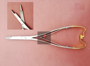 ที่จับเข็มแบบแมนนวล Mathieu TC สแตนเลสสตีลและทังสเตนคาร์ไบด์ เครื่องมือผ่าตัดทางทันตกรรม 14 ซม. ได้รับการรับรองมาตรฐาน CE - Product Image 5