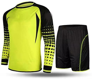 Professional Padded Goalkeeper Jersey Set Anti Collision Sponge Goalie <b>Shirt</b> Long Sleeve Football Keeper Uniform Training Sports - Product Image 6
