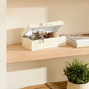 Handmade High End Mother of Pearl <b>Storage</b> <b>Box</b> Organizer Home <b>Decor</b> <b>Box</b> with Lid <b>for</b> Jewelry, Memories, Accessories - Product Image 4