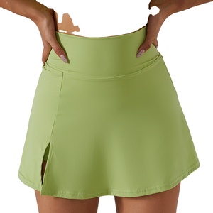 Falda de tenis de doble capa con pantalones cortos para mujer, vestido deportivo de tela de alta calidad, venta al por mayor, falda de golf, falda de tenis - Product Image 3