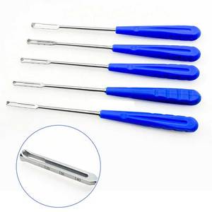 Espátula ortopédica para columna vertebral, escariador intervertebral, cincel de circuito abierto, raspador, instrumento quirúrgico para cirugía ósea, acero inoxidable - Product Image 5