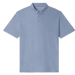 Camiseta Polo de Manga Corta para Hombre, 100% Algodón, Secado Rápido, Diseño Liso, Antiarrugas, para Running y Golf, Venta al Por Mayor - Product Image 1