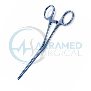 Pince vasculaire pédiatrique Cooley en titane 17 cm 6.75 à mâchoires atraumatiques droites et tiges angulées, instrument chirurgical CE - Product Image 6