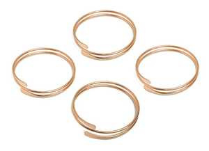 Belladec Women's Elegant Double Wrap <b>Copper</b> Cuff Bracelet Handmade Adjustable Minimalist Open <b>Bangle</b> Jewelry Fashion Accessory - Product Image 6