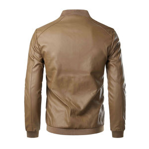 Chaqueta de Cuero y Lona para Hombre, Estilo Motero Urbano, Todas las Tallas Disponibles, Diseño Personalizado, Logotipo Privado, Transpirable, Invierno, Precio Bajo - Product Image 2