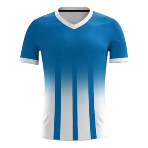 Camiseta de Fútbol de Verano Transpirable y Moderna, Diseño Sublimado con Logotipo, Malla Corta Antiarrugas - Product Image 4