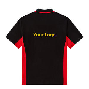 เสื้อยืดผ้าไหม/ผ้าฝ้ายแขนสั้นสำหรับผู้ชายเสื้อสีพื้น - Product Image 2