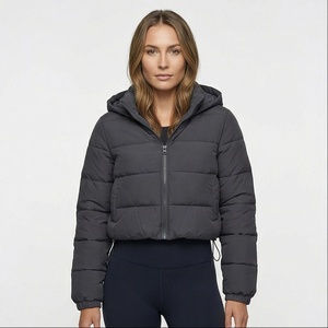 Manteaux en duvet pour femmes veste d'hiver femmes manteau d'extérieur Extra court hiver duvet de canard récolte doudoune pour dames plume de canard - Product Image 1