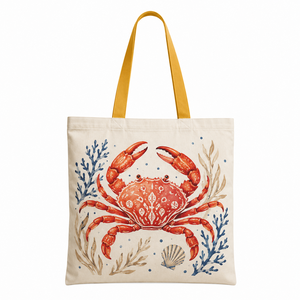 Bolsa de Tela de Algodón con Impresión Personalizada |   Temática de Bicicletas y Flores |   Bolsa de Compras Reutilizable y Sostenible - Product Image 2