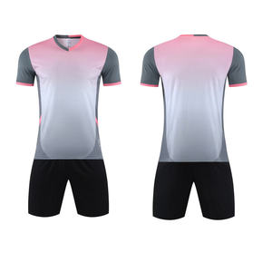 Best Selling High Quality Latest Designs 100% Polyester Breathable Team Adult Kids Soccer Wear Set Custom Soccer Uniforms - Product Image 3