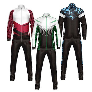 Tenues de football personnalisées unisexes, survêtement de football en polyester, survêtement d'entraînement de football pour hommes, veste de football pour femmes, pantalon long - Product Image 4
