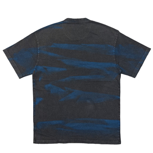High Quality Men's Acid <b>Washed</b> T-Shirt Vintage Short Sleeve Solid Painting Stripes Acid <b>Washed</b> Short Sleeve T-Shirt for Men - Product Image 2