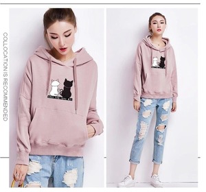 Sudadera con capucha elegante para mujer, con cordón ajustable, manga larga, tela suave, ropa informal para la temporada de invierno y otoño - Product Image 5