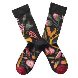 Chaussettes personnalisées 2026 100 % coton antibactériennes à séchage rapide avec motif de dessin animé – Écologiques pour affaires et sports, usage hivernal - Product Image 6