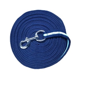 Correa trenzada plana de algodón con malla acolchada suave para entrenamiento de caballos, cuerda de paseo y guía. - Product Image 3