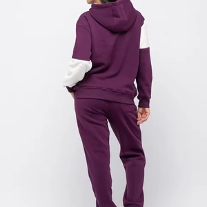 Ensemble de survêtement réversible pour femme enceinte, léger, écologique, extensible dans quatre directions, avec demi-fermeture éclair, grande taille, idéal pour l'hiver - Product Image 2