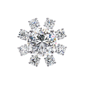 Unique Round Cut E VS 0.5 ct Each and Round Lab Grown Diamond 14K Gold IGI Certified <b>Earring</b> <b>Tops</b> for Gift Party & Anniversary - Product Image 6