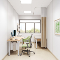 Bureau de Médecin Pédiatrique Écologique de Classe E0 avec Bande de Bordure Imperméable, Poste de Travail pour Clinique Enfant