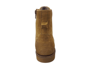 Botines Chelsea de Ante Sintético con Punta Redonda, Sin Cordones, Suela de Goma, Entresuela de EVA, Transpirables, Color Sólido, Para Todas las Estaciones - Product Image 2