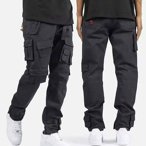 Pantalones Cargo para Hombre, Diseño Resistente para Exteriores, Tela de Fácil Cuidado, Múltiples Bolsillos Funcionales, Apariencia Elegante - Product Image 1