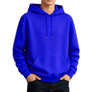 Sweat à capuche pour homme le plus vendu, 100 % coton molletonné, prix de gros abordable, respirant, avec poche avant - Product Image 1