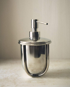 Dispensador de Jabón Metálico Clásico, Dispensador de Jabón Líquido Recargable de Acero Inoxidable - Product Image 1